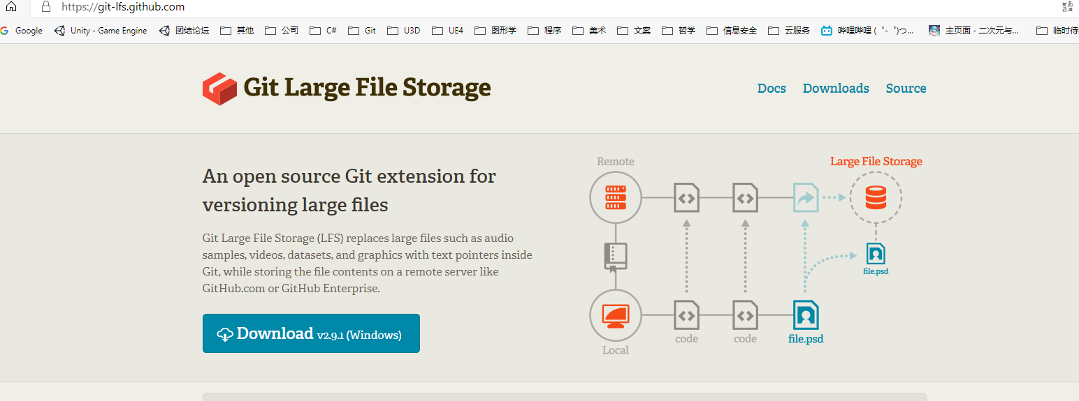 git-lfsdownload